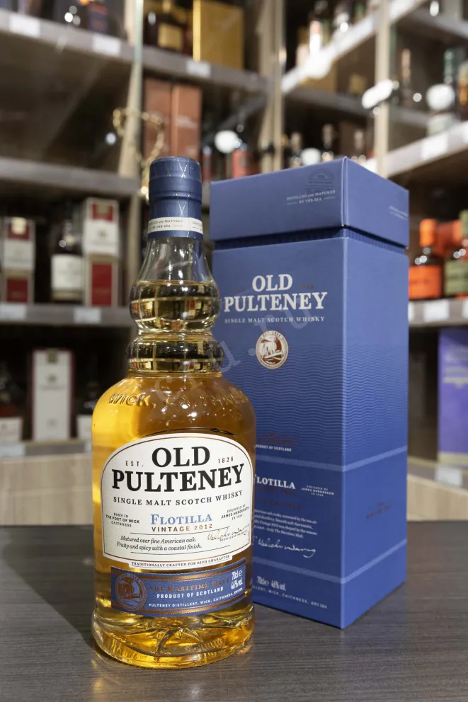 В магазине Крю Профи Old Pulteney Flotilla Vintage in gift box 0.7 л