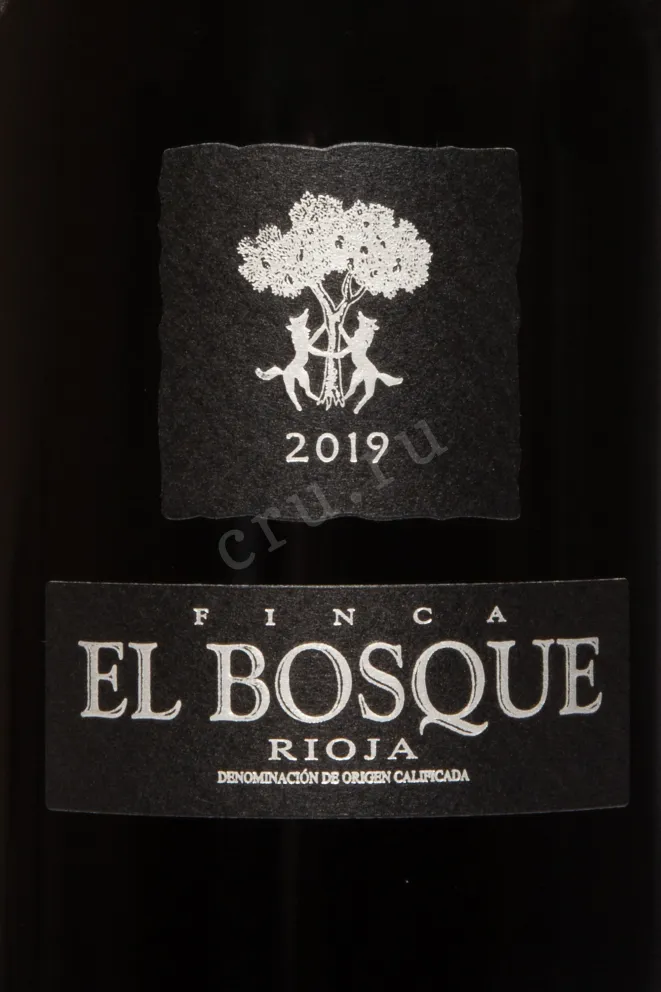 Этикетка Sierra Cantabria Finca El Bosque Rioja DOCa 2019 0.75 л