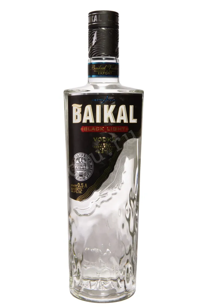 Водка Байкал Блэк Лайт  0.5 л