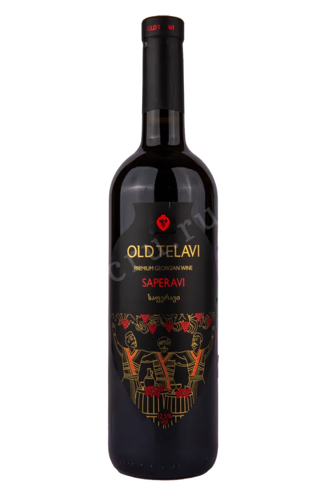 Вино Old Telavi Saperavi 2020 0.75 л