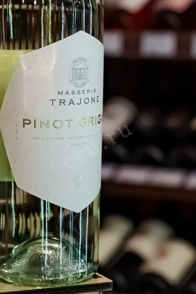 В магазине Крю Профи Masseria Trajone Pinot Grigio Puglia IGP 2024 0.75 л