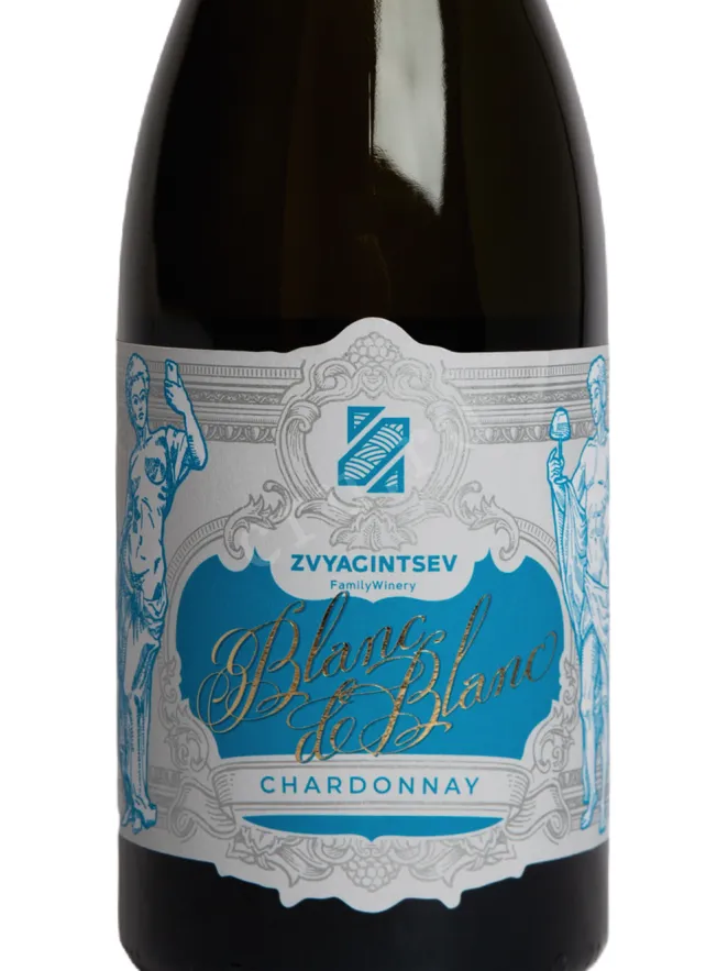 Игристое вино Звягинцев Блан де Блан Шардоне  2024 0.75 л