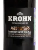 Этикетка Krohn 10 years 2014 0.75 л