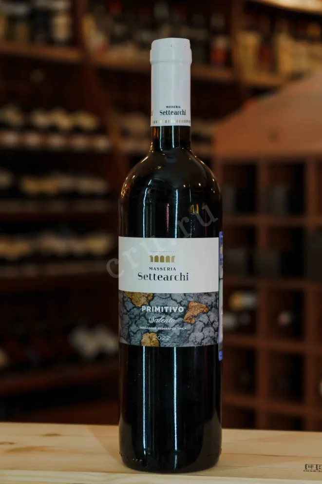В магазине Крю Профи Masseria Sette Archi Primitivo Salento 2022 0.75 л