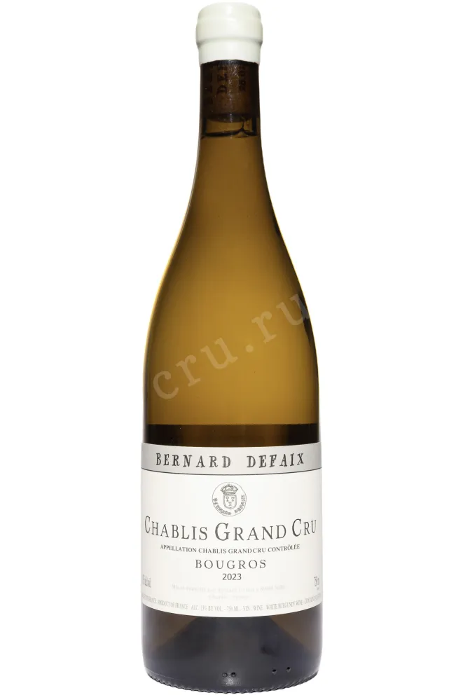 Вино Bernard Defaix Chablis Grand Cru Bougros AOC 2023 0.75 л