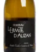 Этикетка Chateau L'Ermite d'Auzan Saintе Cecile Costieres de Nimes Blanc 2024 0.75 л