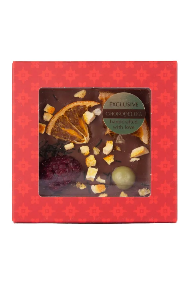 Шоколад Чокоделика Ежевика и апельсин 35 г