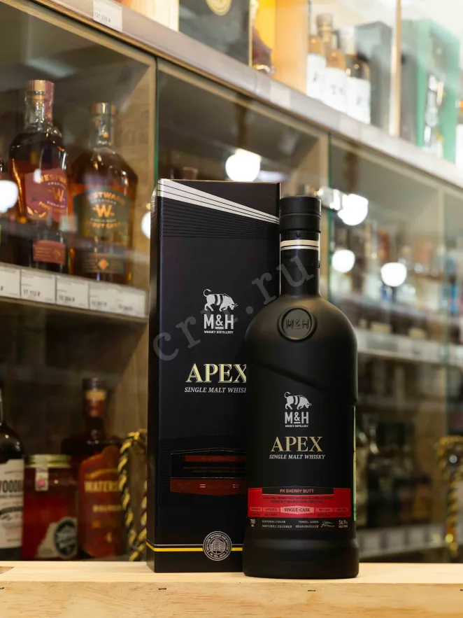 В магазине Крю Профи M & H Apex Single Cask PX Sherry Butt gift box 0.7 л