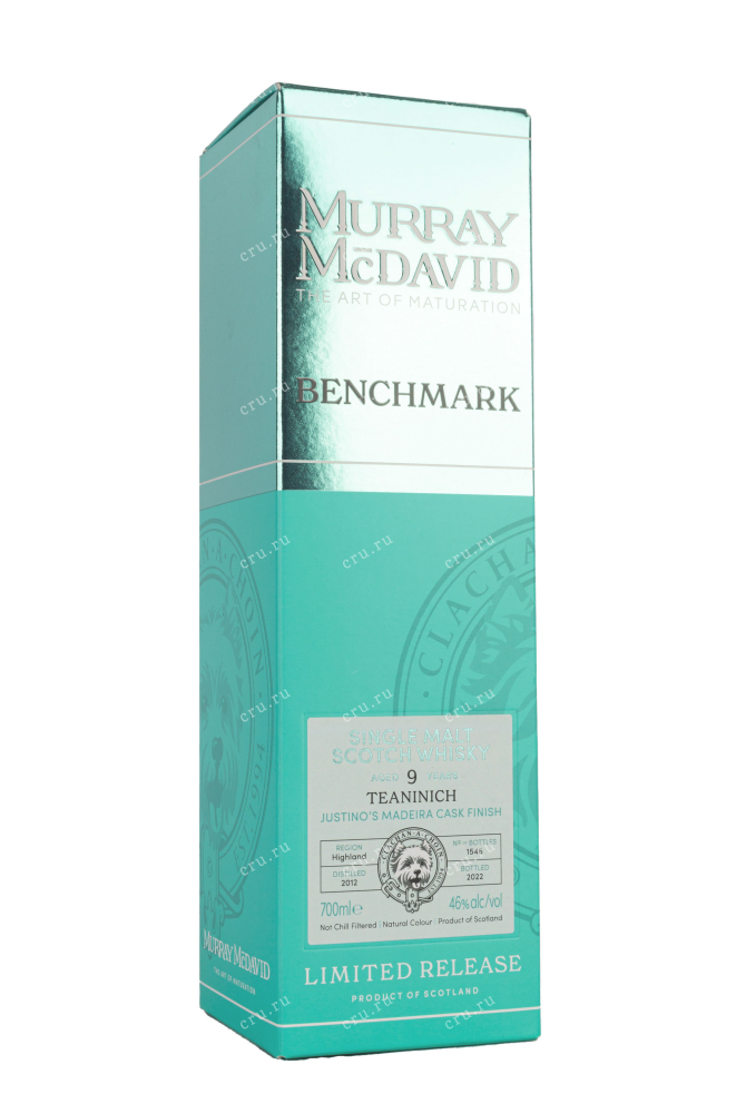 Подарочная коробка Murray McDavid Benchmark Teaninich 9 Years Old gift box 0.7 л