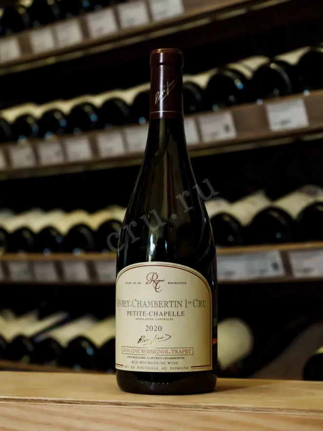 В магазине Крю Профи Domaine Rossignol-Trapet Petite-Chapelle Gevrey-Chambertin 1er Cru 2020 0.75 л