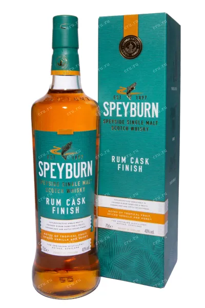 Виски Speyburn Rum Cask Finish in gift box  0.7 л