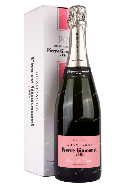 Шампанское Pierre Gimonnet & Fils Rose de Blancs Brut 2019 0.75 л