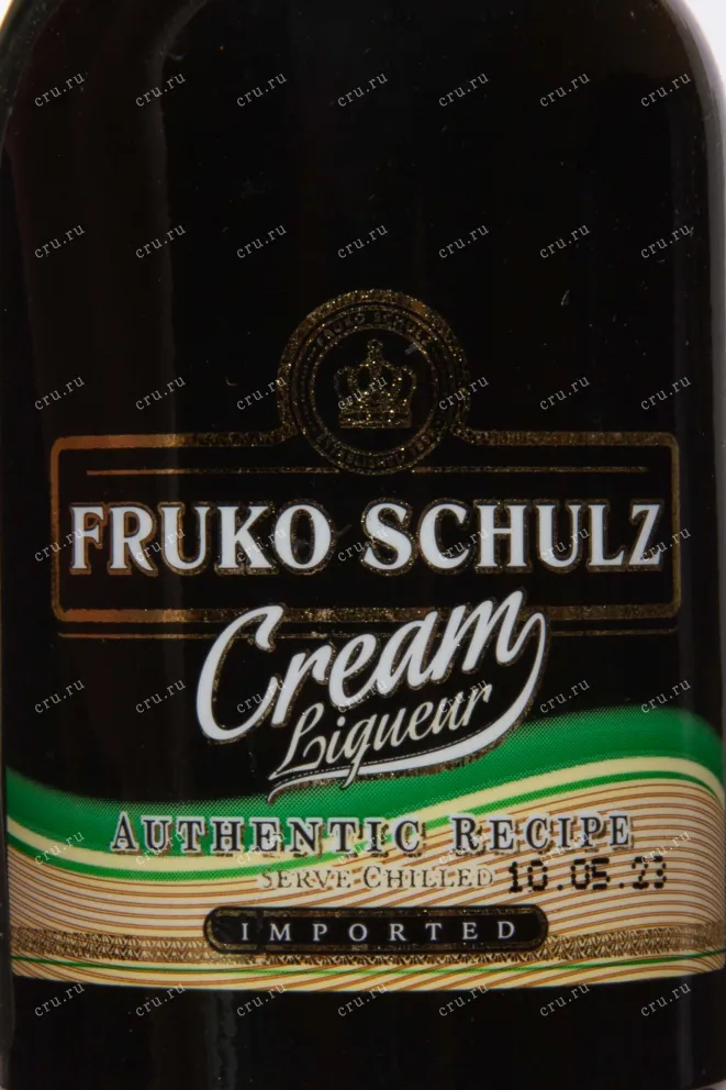Этикетка Fruko Schulz Cream 0.05 л