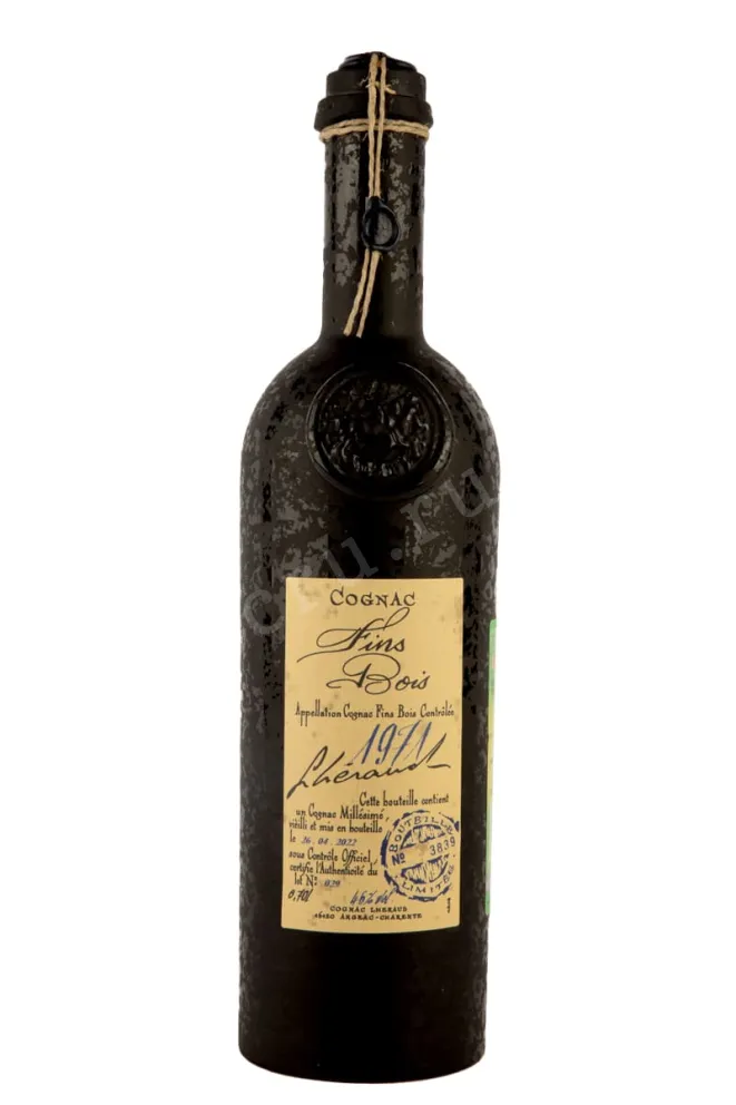 Бутылка Lheraud Fins Bois 1971 0.7 л