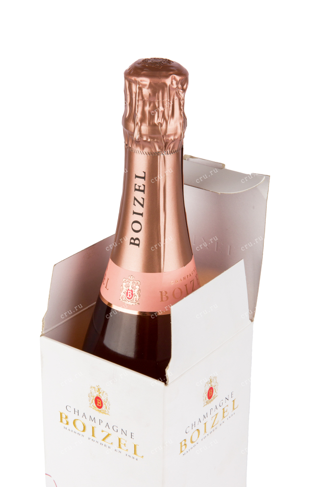 Подарочная коробка игристого вина Boizel Brut Rose with gift box 0.75 л