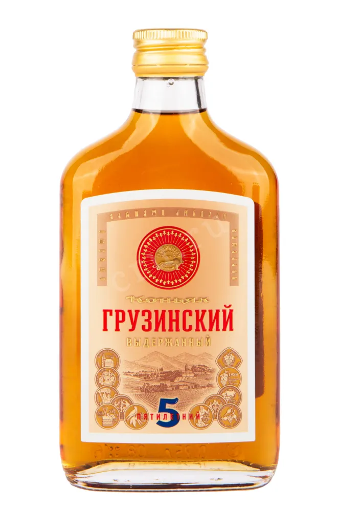 Коньяк ГрузВинПром 5-летний  0.25 л
