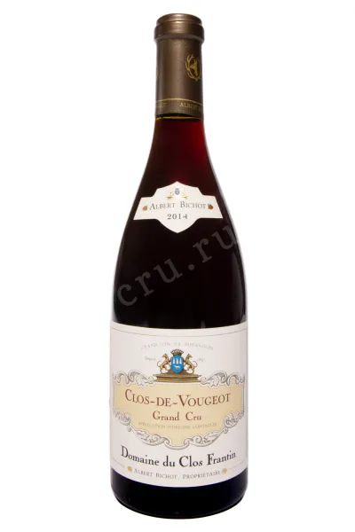 Вино Albert Bichot Domaine Du Clos Frantin Clos De Vougeot Grand Cru 2014 0.75 л