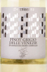 Этикетка Serenissima Pinot Grigio delle Venezie 2022 1.5 л