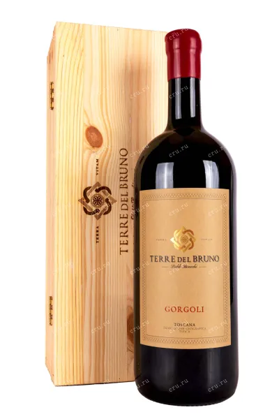 Вино Terre del Bruno Gorgoli Toscana gift box 2021 1.5 л