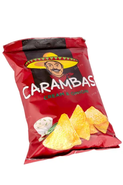 Чипсы Carambas corn Sour cream and onions