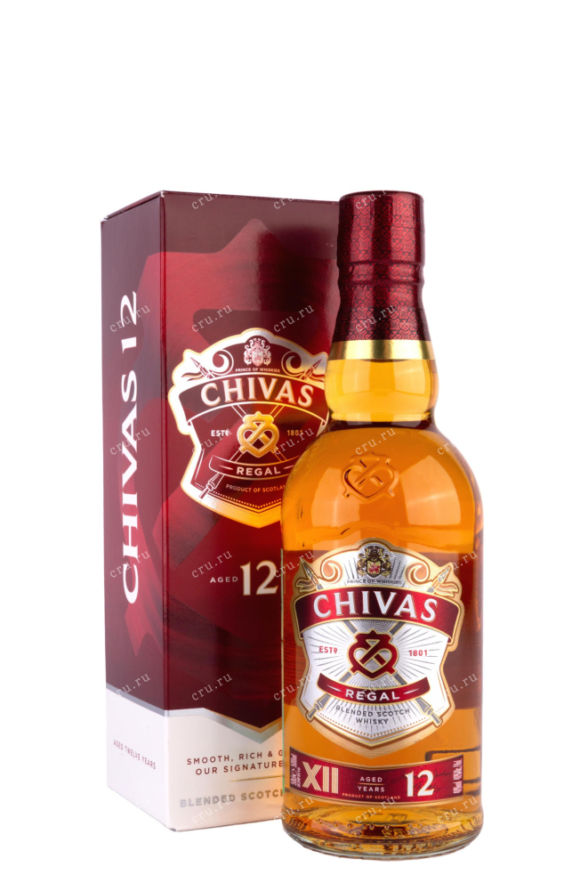 Виски Chivas Regal 12 years gift box  0.5 л