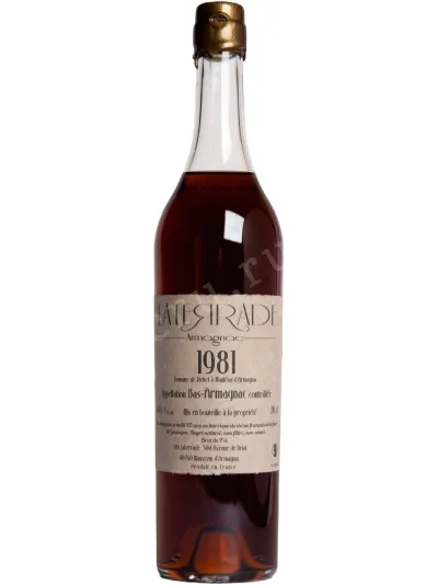 Арманьяк Laterrade Domaine de Pichet Bas-Armagnac 1981 0.7 л