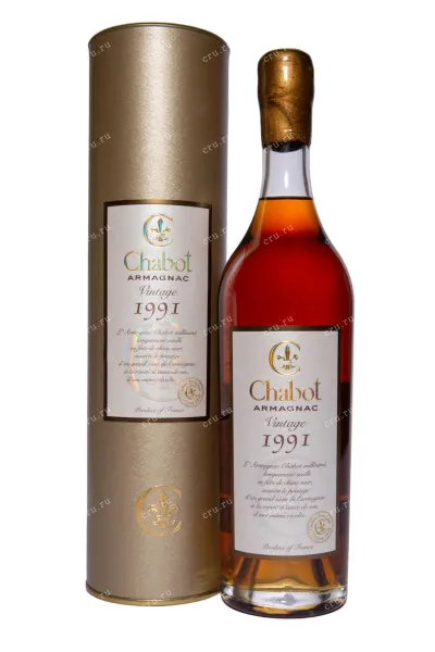 Арманьяк Chabot in tube 1991 0.7 л