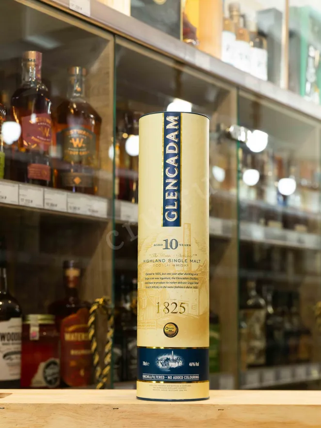 Виски Glencadam Single Malt Scotch 10 years in tube  0.7 л