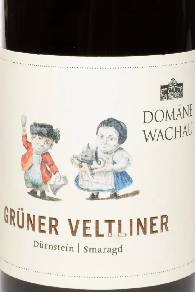Этикетка Domane Wachau Gruner Veltliner Durnstein Smaragd 2023 0.75 л
