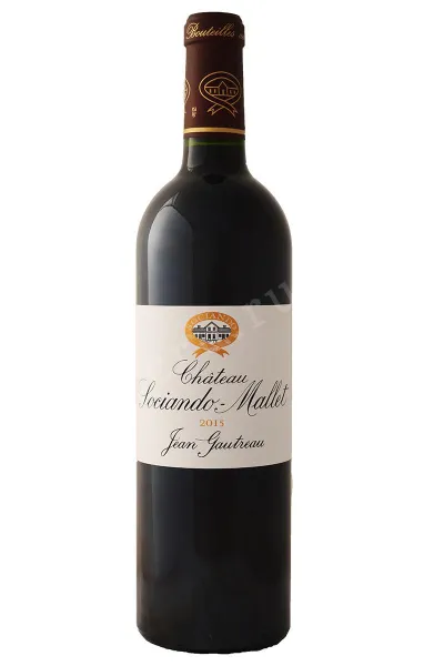 Вино Chateau Sociando-Mallet Haut-Medoc AOC 2015 0.75 л