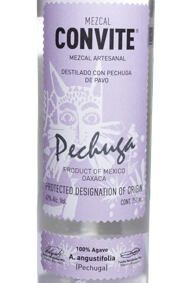 Этикетка Convite Pechuga 0.75 л