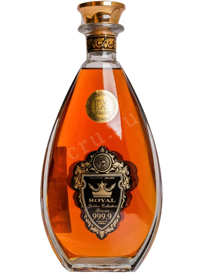 Бутылка Ginevan Gold Collection 999.9 9 year in gift box 0.7 л