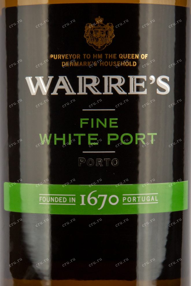 Этикетка портвейна Warres Fine White 0,75