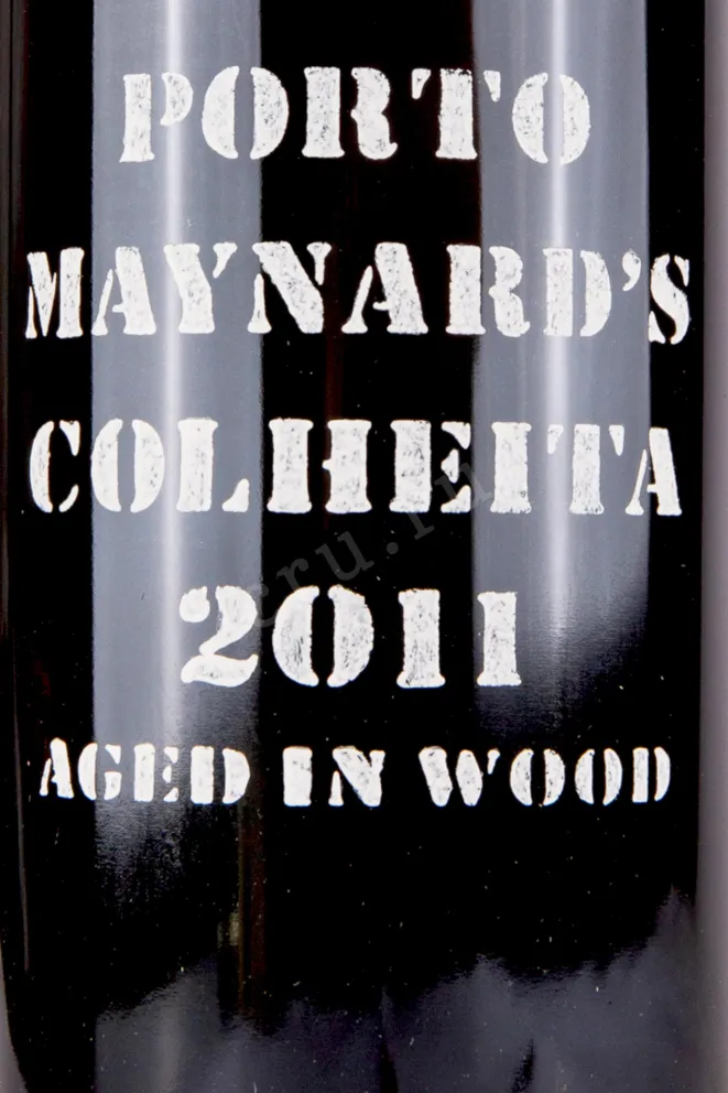 Этикетка Maynards Porto Colheita wooden box 2011 0.75 л
