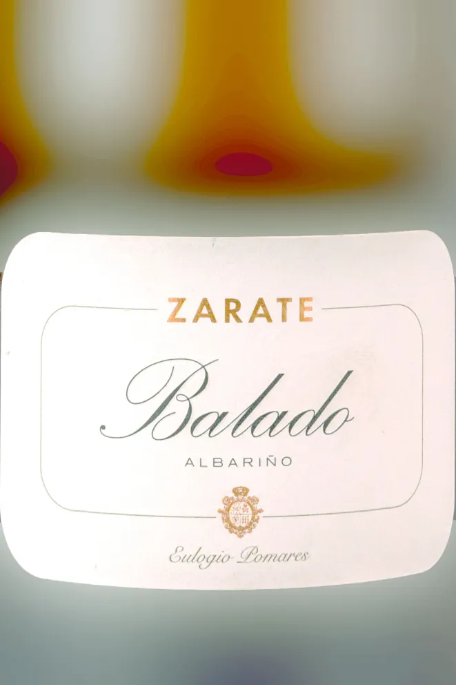 Этикетка Zarate Balado Albarino Rias Baixas 2022 0.75 л