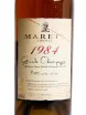 Этикетка Marett Grande Champagne 1984 0.7 л