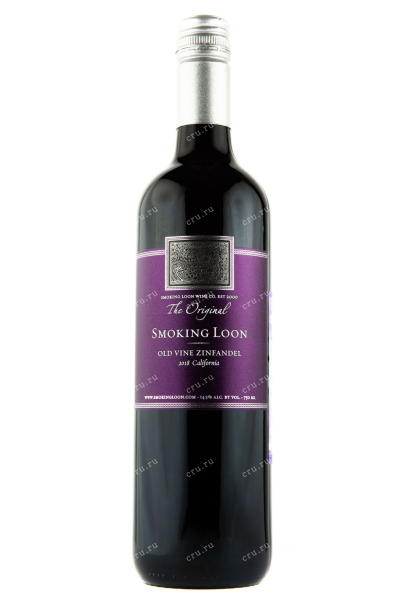 Вино Smoking Loon Original Old Vine Zinfandel 2018 0.75 л