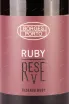 Этикетка Borges Rubi Reserve 2015 0.75 л
