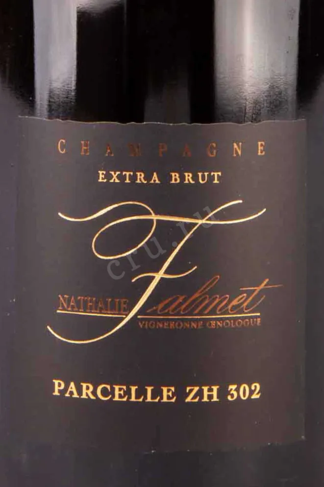 Этикетка Nathalie Falmet Cuvee ZH 302 gift box 2012 0.75 л