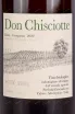 Этикетка Pierluigi Zampaglione Don Chisciotte Fiano 2020 0.75 л