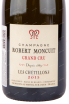 Этикетка игристого вина Robert Moncuit Grand Cru Les Chetillons Blanc de Blancs 0.75 л