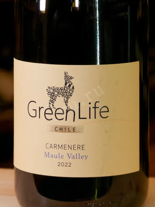 В магазине Крю Профи GreenLife Carmenere Maule Valley 2022 0.75 л