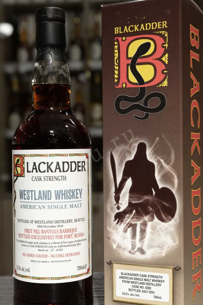 В магазине Крю Профи Blackadder Westland First Feel Banyuls Single Malt in gift box 0.7 л