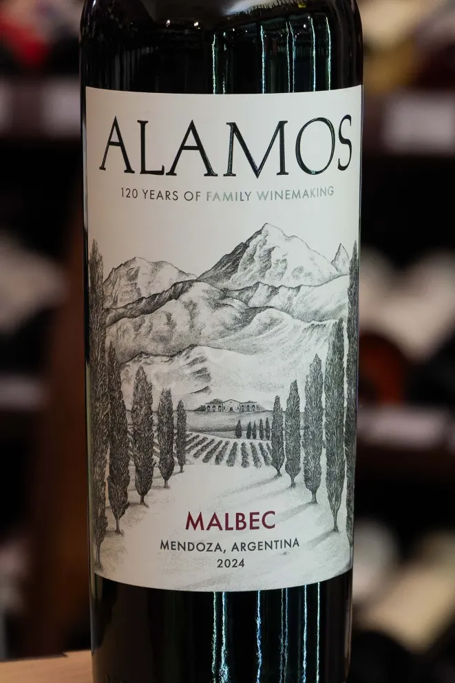 В магазине Крю Профи Alamos Malbec 2024 0.75 л