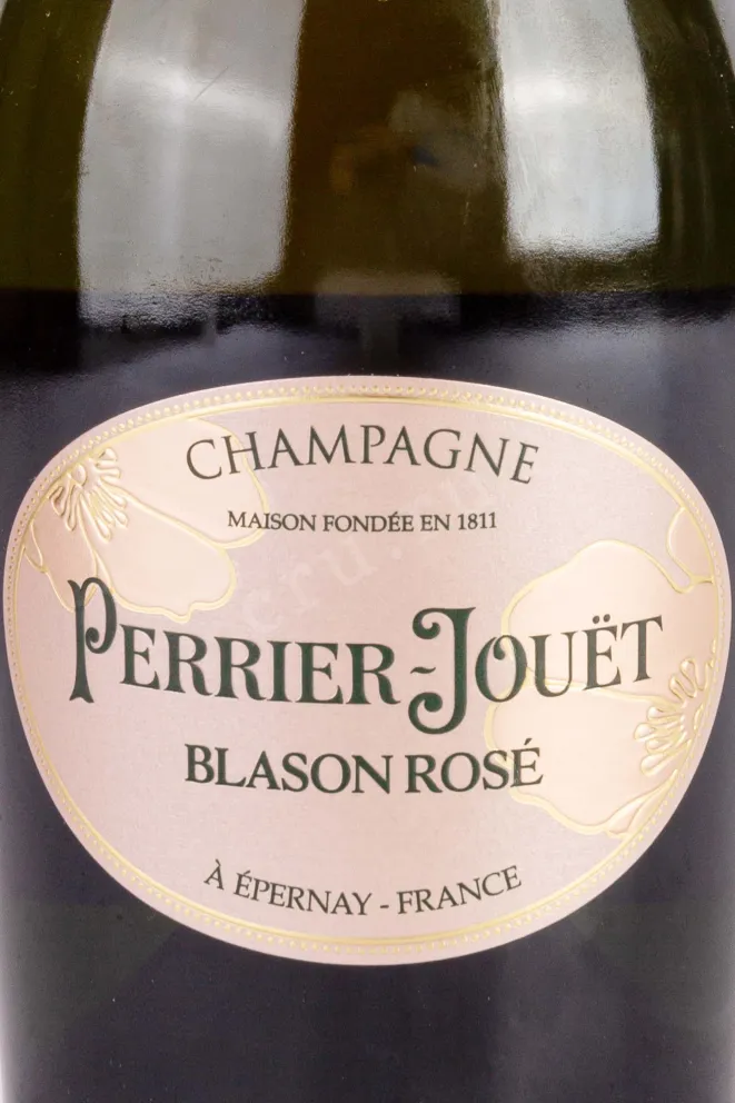 Этикетка Perrier-Jouet Blason Rose gift box 2017 0.75 л