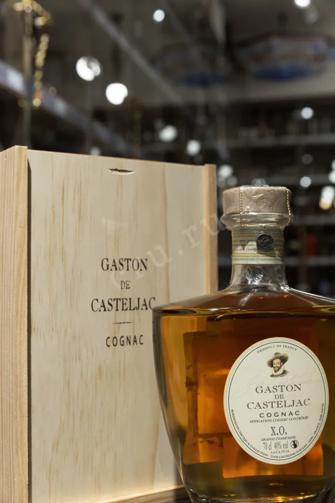 В магазине Крю Профи Gaston de Casteljac XO in decanter gift box 0.7 л