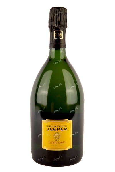 Шампанское Jeeper Grand Reserve Blanc de Blancs 2018 0.75 л