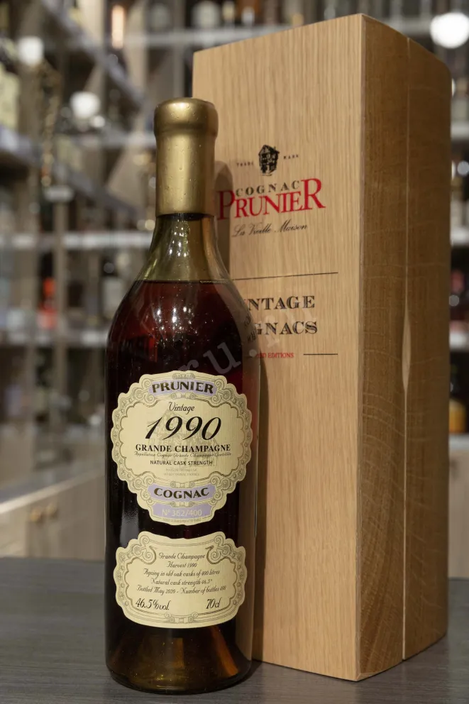 В магазине Крю Профи Prunier Vintage wooden box 1990 0.7 л