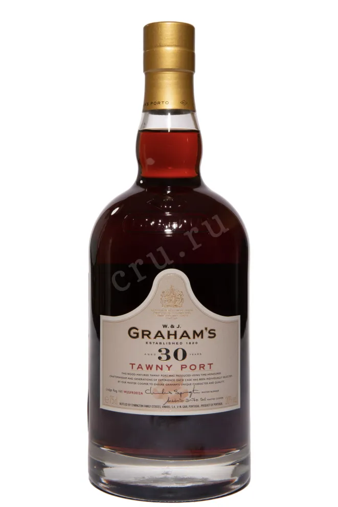 Бутылка Grahams 30 years Tawny in tube 1999 0.75 л
