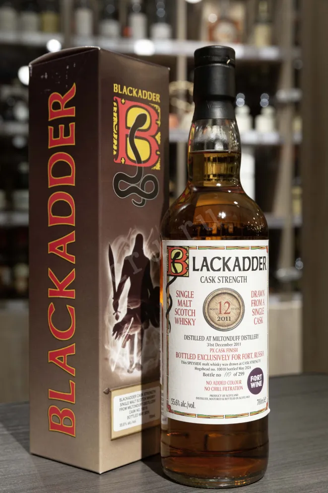 В магазине Крю Профи Blackadder Miltonduff Cask Strength Single Malt 12 YO in gift box 0.7 л